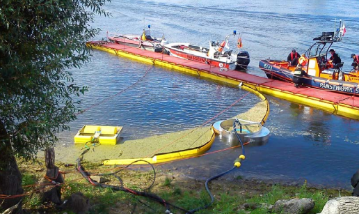 Nehir yada akıntı tipi Savaklı sıyırıcı skimmer petrol dökülmelerine müdahale çevre ekipmanları